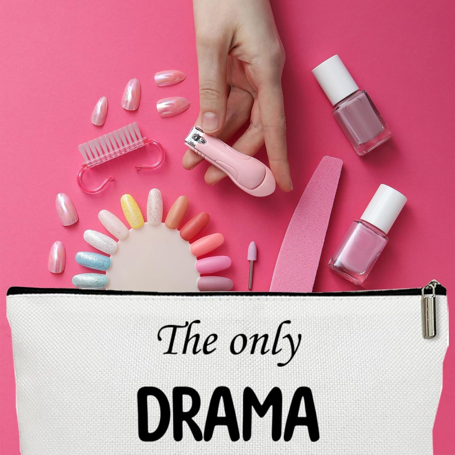 Korean Drama Makeup Bag, Korean Drama Fans Gifts for Women, Birthday Cosmetic Bag for Zipper