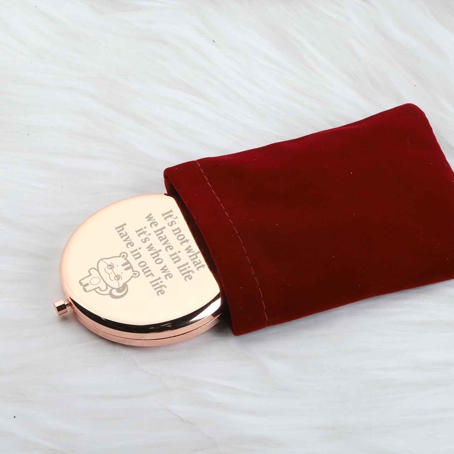 Singer Inspired Makeup Mirror Music Tour Mirror Korean Pop Music Gift Singer Fan Gift Kpop Fans Gift (Cartoon HJ Mirror)