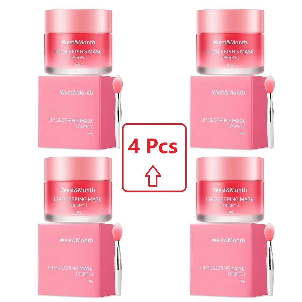 20G Berry Lip Sleeping Mask Night Sleep Maintenance Moisturizing Fade Lip Lines Nourishing Lip Balm Skin Care Korean Cosmetic