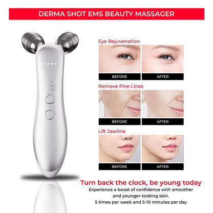 Revitalize Your Skin with the EMS Face Lifting Machine - Microcurrent Roller for Tightening, Rejuvenation, and Double Chin Removal