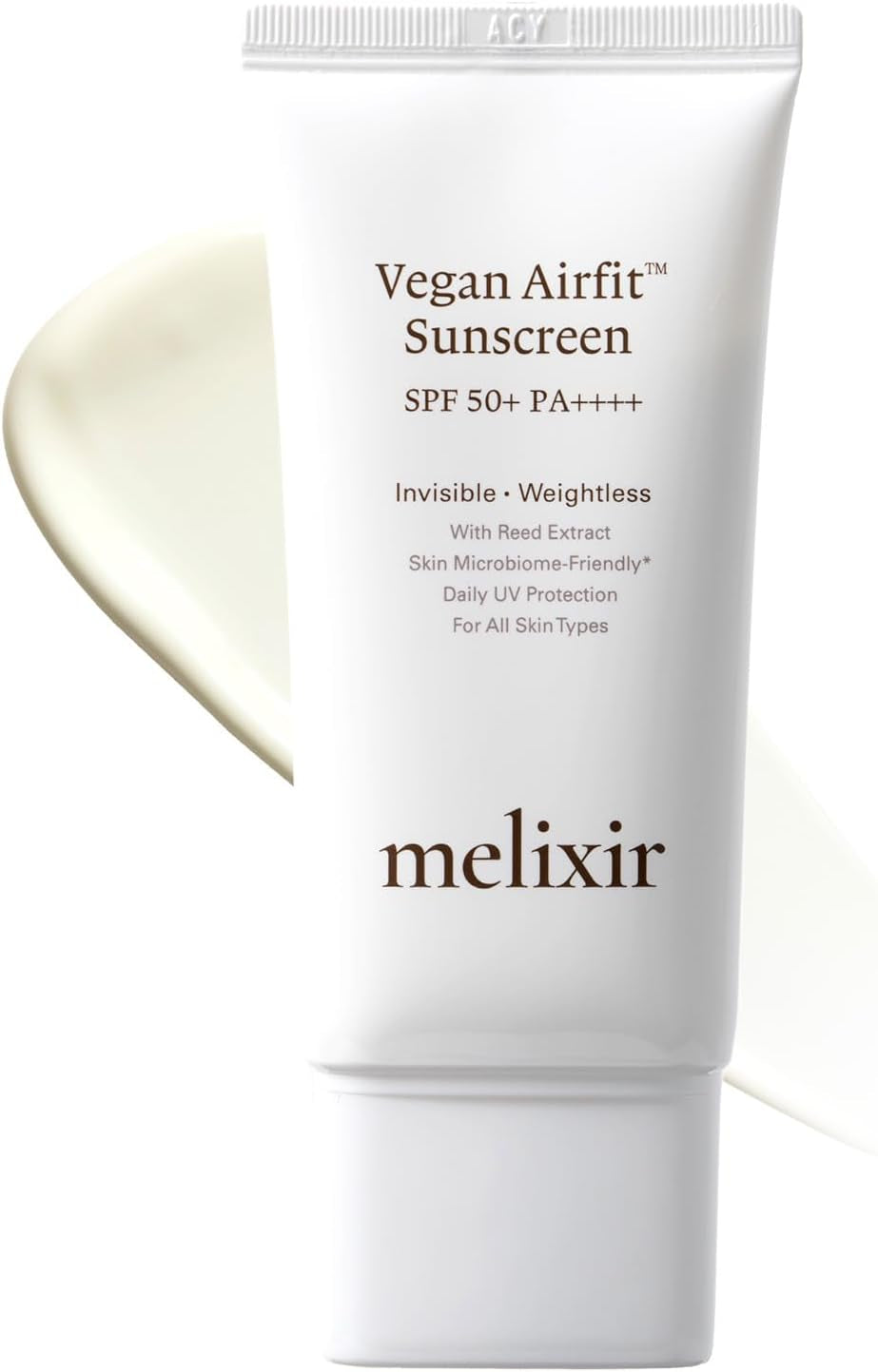 Vegan Airfit™ Sunscreen SPF 50+ PA++++, Korean Face Sun Lotion, Moisturizing Daily Protection for Sensitive Skin, No White Cast, Lightweight, Soothing & Hydrating Skincare, Reef Safe (50Ml)