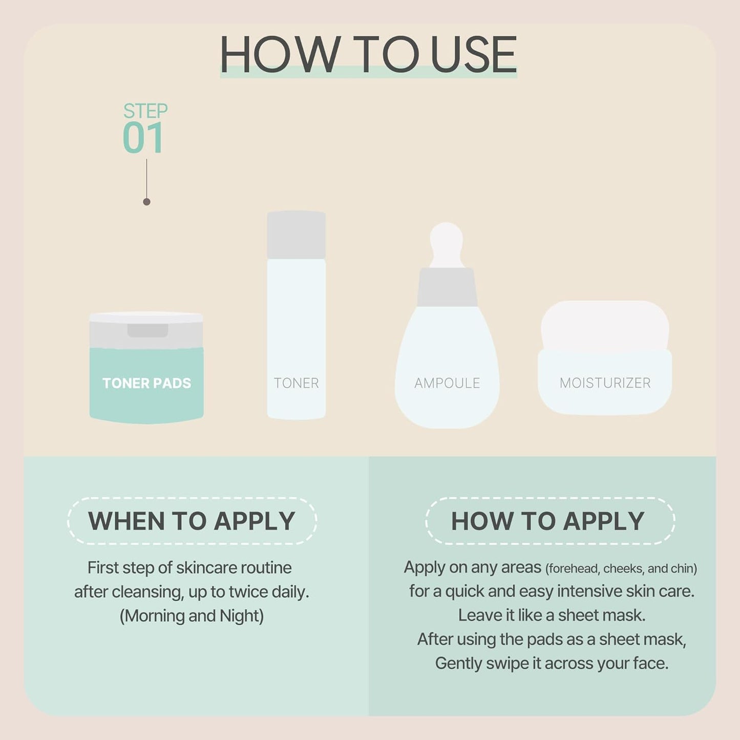 Revitalize Your Skin with Cica Bakuchiol Calming Pads - Soothing Korean Skincare Toner (150ml)