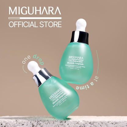 Cica Bakuchiol Blemish Ampoule - Korean Skincare Solution for Clearer Skin (35ml/1.18 Fl.Oz.)