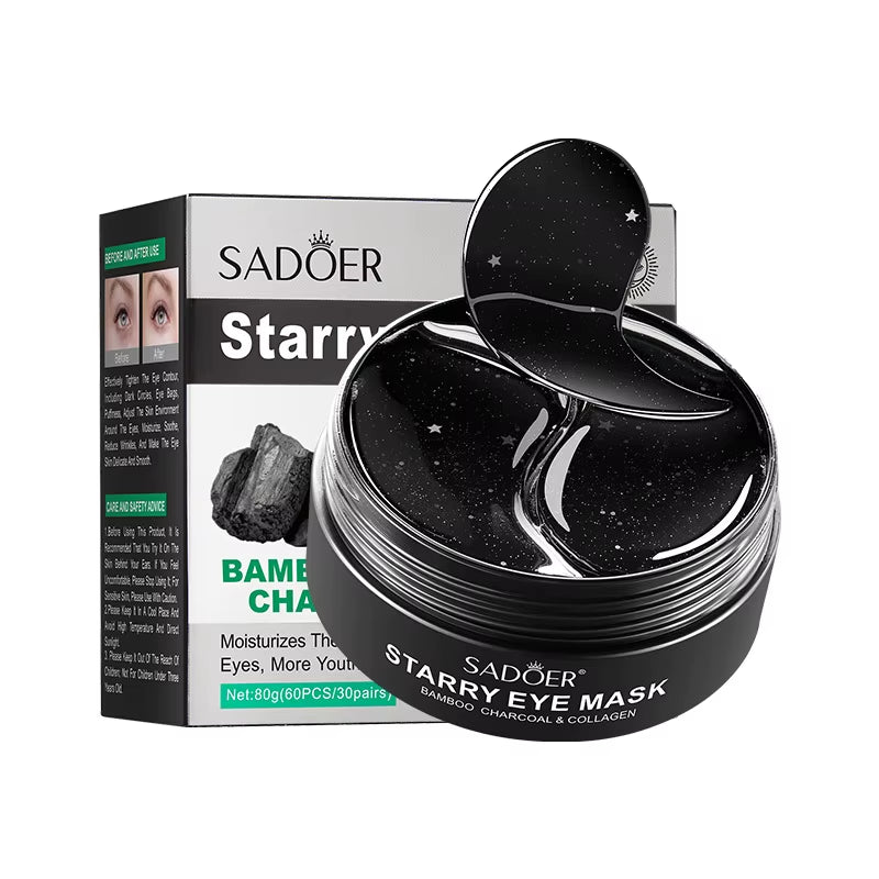 60Pcs Hydrating Moisturizing Eye Mask Cucumber Blueberry Fruit Extract Eye Patches Smoothing Repairing Collagen Korean Cosmetics