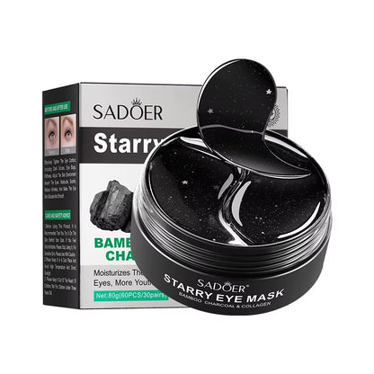 60Pcs Hydrating Moisturizing Eye Mask Cucumber Blueberry Fruit Extract Eye Patches Smoothing Repairing Collagen Korean Cosmetics