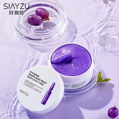 60Pcs Hydrating Moisturizing Eye Mask Cucumber Blueberry Fruit Extract Eye Patches Smoothing Repairing Collagen Korean Cosmetics