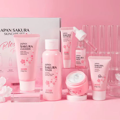 Ultimate Complete Skin Care Set: Face Cream, Serum, Toner, Cleanser, Sunscreen & Eye Cream for Radiant Skin