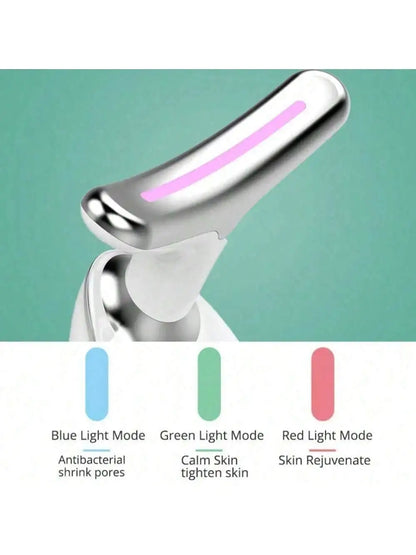 Neck Facial Lifting Device EMS Microcurrent LED Photon Therapy Vibration Face Massager anti Wrinkles Tightening Skin Care Tools
