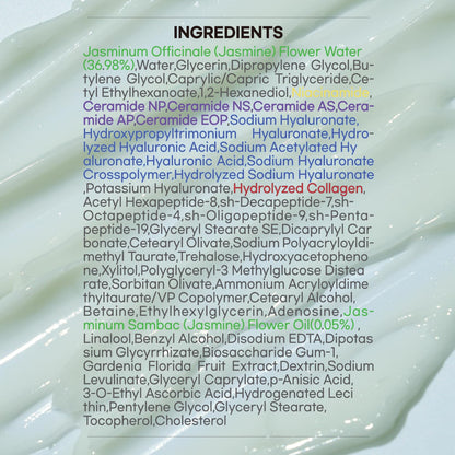 Jasmine 37% Daily Moisturizer, Face Cream, 3 Ounce, Easy-Facial Spa Moisturizing Cream, 90Ml, Korean Skincare