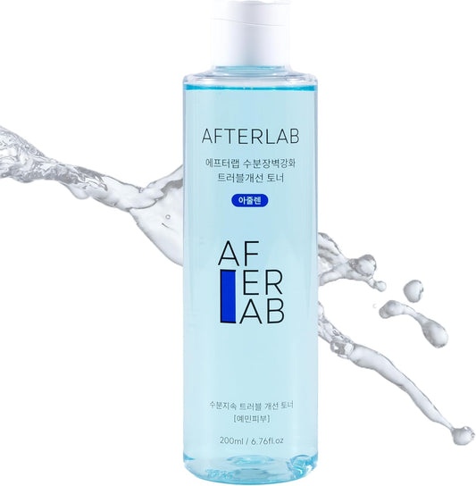 Hydrating Barrier Clarifying Toner Azulene - PH5.5 Water-Based Hydrating Toner for Soothing Skin and Reducing Breakouts - Korean Skin Care (6.76 Fl Oz)