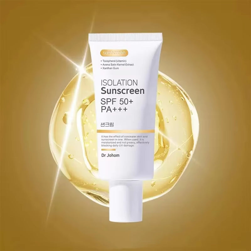 SPF 50+ Sunscreen Long Lasting & Waterproof Sun Protection Cream Moisturizing Non Sticky Ultraviolet-Proof for Face & Body