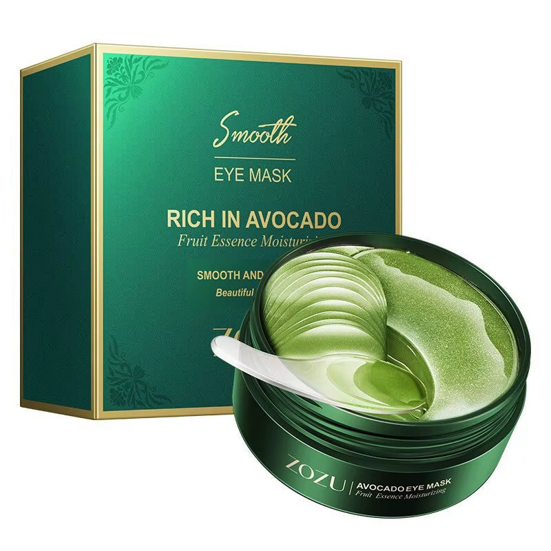 60Pcs Hydrating Moisturizing Eye Mask Cucumber Blueberry Fruit Extract Eye Patches Smoothing Repairing Collagen Korean Cosmetics