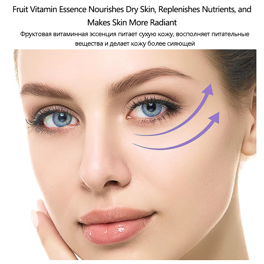 60Pcs Hydrating Moisturizing Eye Mask Cucumber Blueberry Fruit Extract Eye Patches Smoothing Repairing Collagen Korean Cosmetics