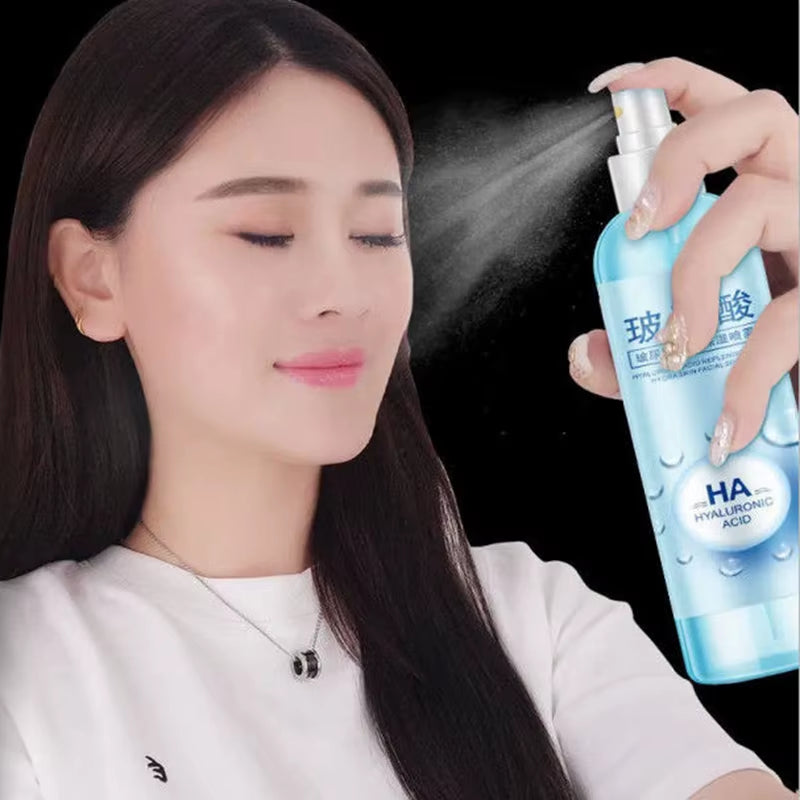 Hyaluronic Acid Moisturizing Spray Makeup Water Face Toner Refreshing Oil Control Hydrating Serum Tonic Skin Care Products 150Ml