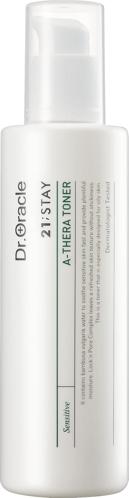 A-Thera Toner Facial Moisturizer Face Serum Korean Skincare Toner for Sensitive Skin, (4.05Fl.Oz.Fl.), Dermatologist Tested, 21 STAY