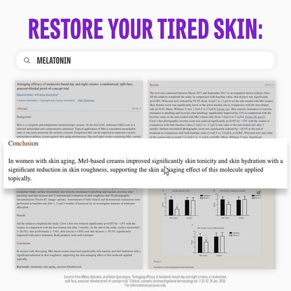 Time Return Melatonin Cream Toner | Moisturizing Facial Toner for Sensitive Skin | Clarifying & Calming Toner for Face | Hydrating Toner for Face | Toner Cream Skin Toner 6.76 Fl Oz
