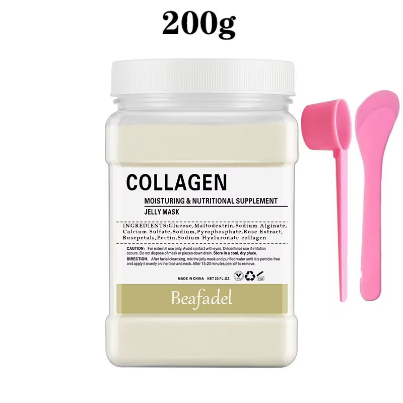 Jelly Mask Powder Soft Hydro Anti-Aging Brighten Moisture Peel off Facial Revitalizing Crystal Turmeric DIY Rose Mask Skin Care