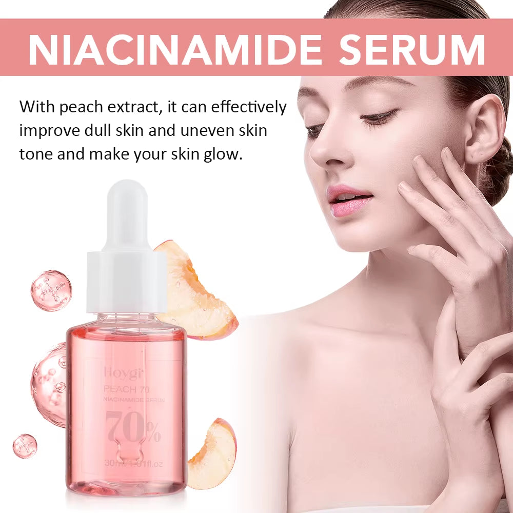 Niacinamide Serum Removal Melanin Fade Melasma Dark Spots Corrector Shrink Pores Brightening Moisturizing Face Serum Skin Care