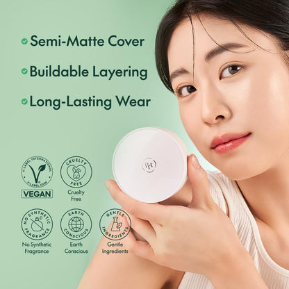 SEOUL Wonder Releaf Centella BB Cushion #13 Neutral Ivory, Foundation, Korean Centella, Makeup Long Lasting, Flawless Coverage, K-Beauty, 15G, 0.52 Fl.Oz