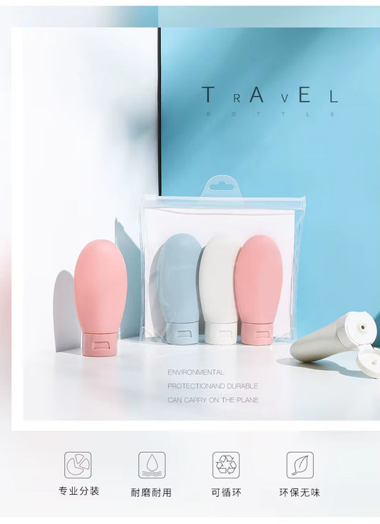 Travel Refillable Bottle Set Cosmetic Lotion Toner Spray Shampoo Essentials Cream Bottle Empty Container for Toiletries Tool