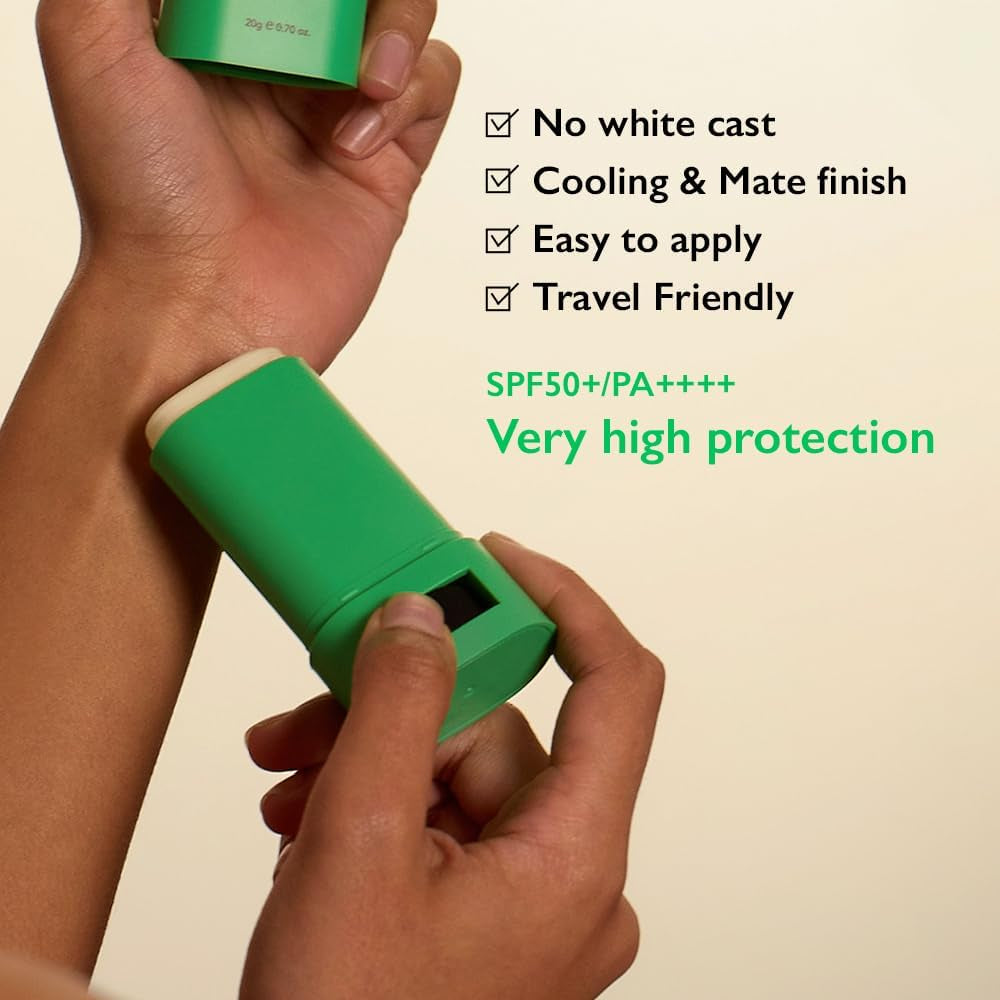 Wonder Black Bamboo Daily Soothing Sun Shield, SPF 50+ PA++++, UVA & UVB Protection, Lightweight, Pocket-Sized, No White Cast, for Face & Body, Korean Sunscreen, Sun Cream Stick, Vegan, 20G