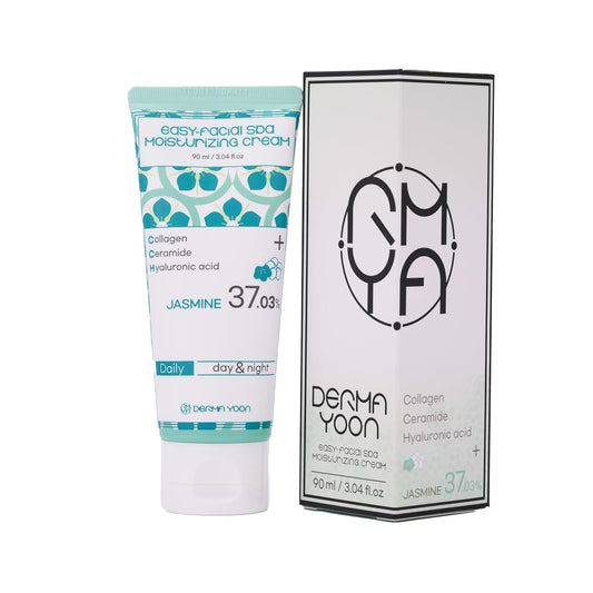 Jasmine 37% Daily Moisturizer, Face Cream, 3 Ounce, Easy-Facial Spa Moisturizing Cream, 90Ml, Korean Skincare