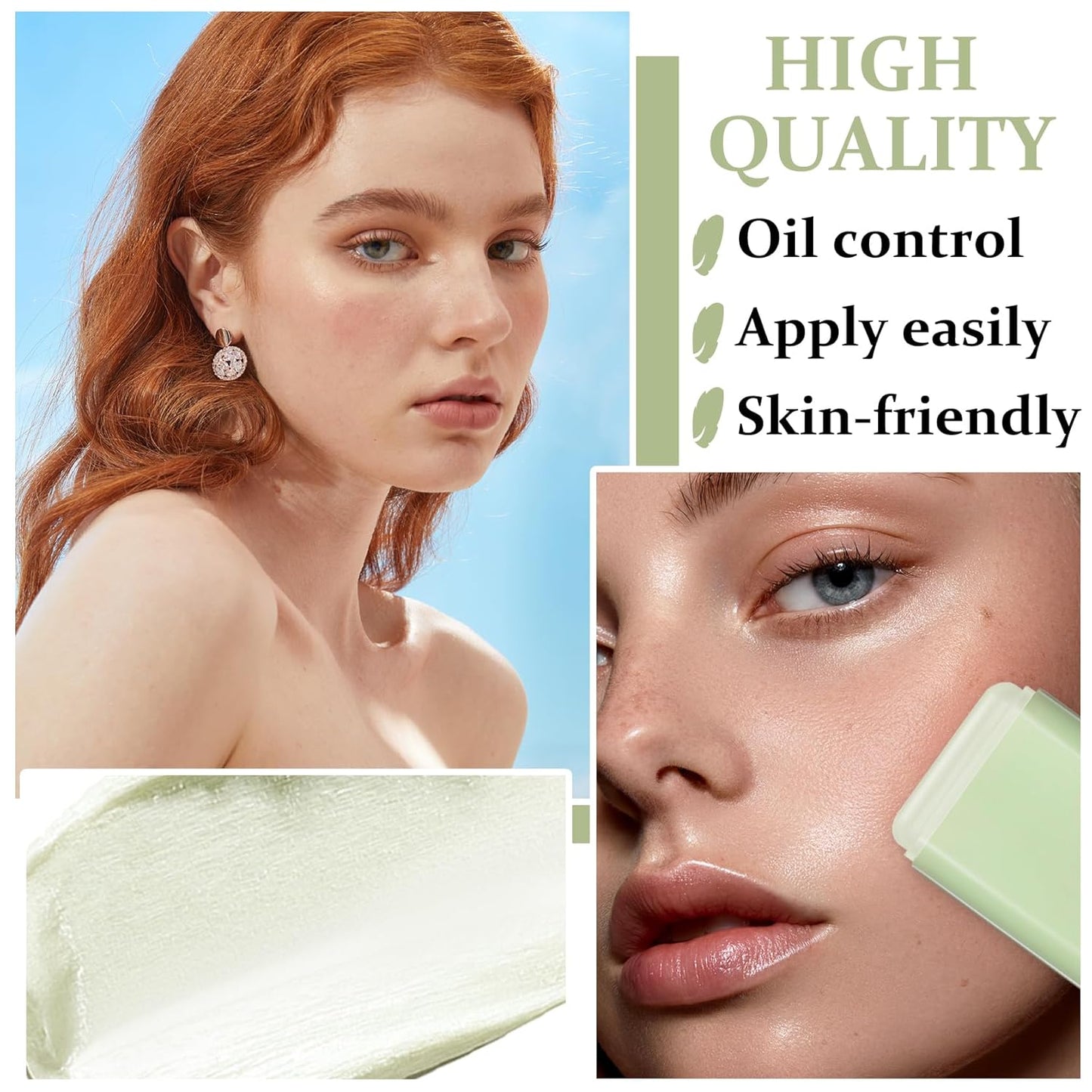 Korean for Face Body Lightweight Soft Sun Stick Long Lasting Oil Control Mineral