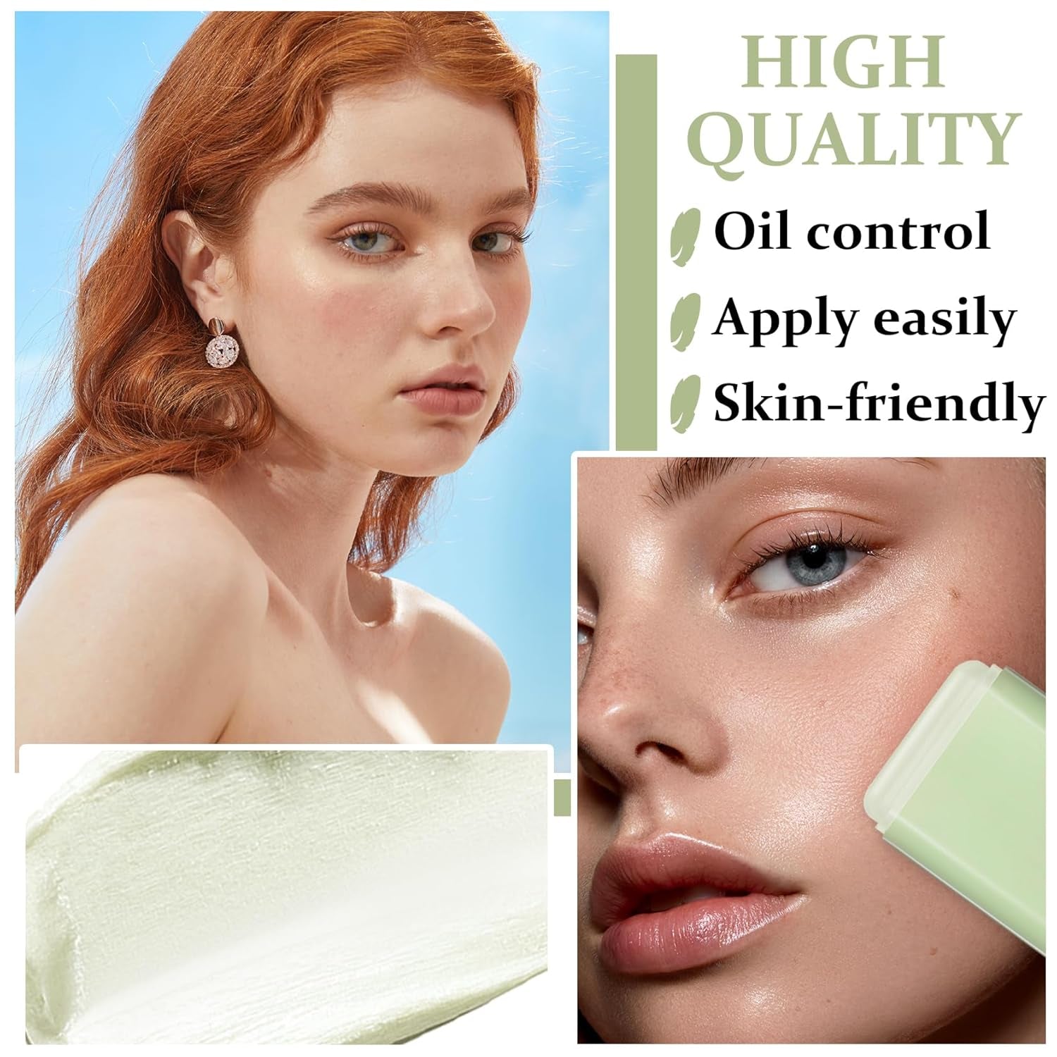 Korean for Face Body Lightweight Soft Sun Stick Long Lasting Oil Control Mineral