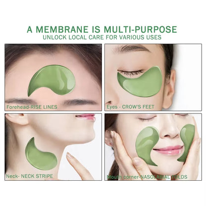 60Pcs Hydrating Moisturizing Eye Mask Cucumber Blueberry Fruit Extract Eye Patches Smoothing Repairing Collagen Korean Cosmetics