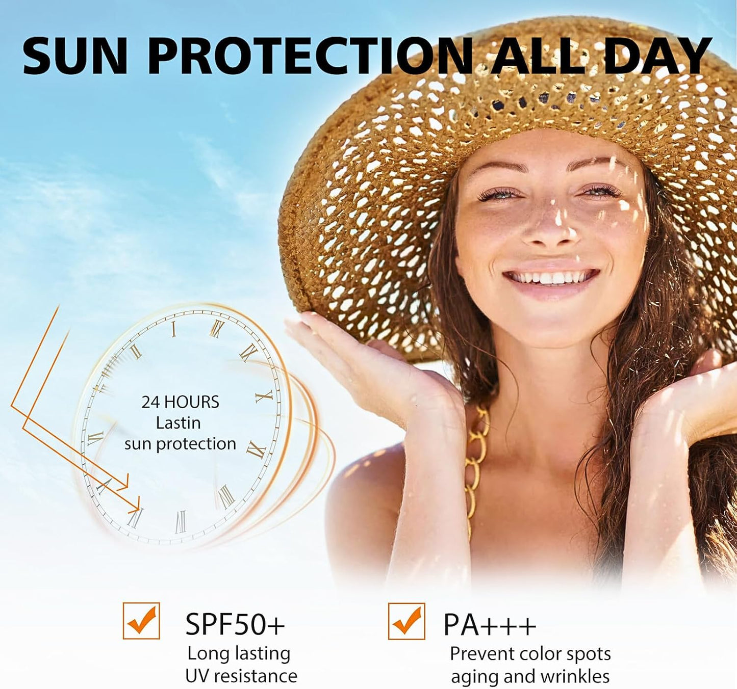 Bio Sunblock Stick SPF 50 PA+++, Ultra Light UV Protetion Sunscreen Block, Sun Cream SPF50+ for Face Body, Waterproof Sunscreen SPF Stick,High Protection Sun Cream, Moisturizing & Refreshing