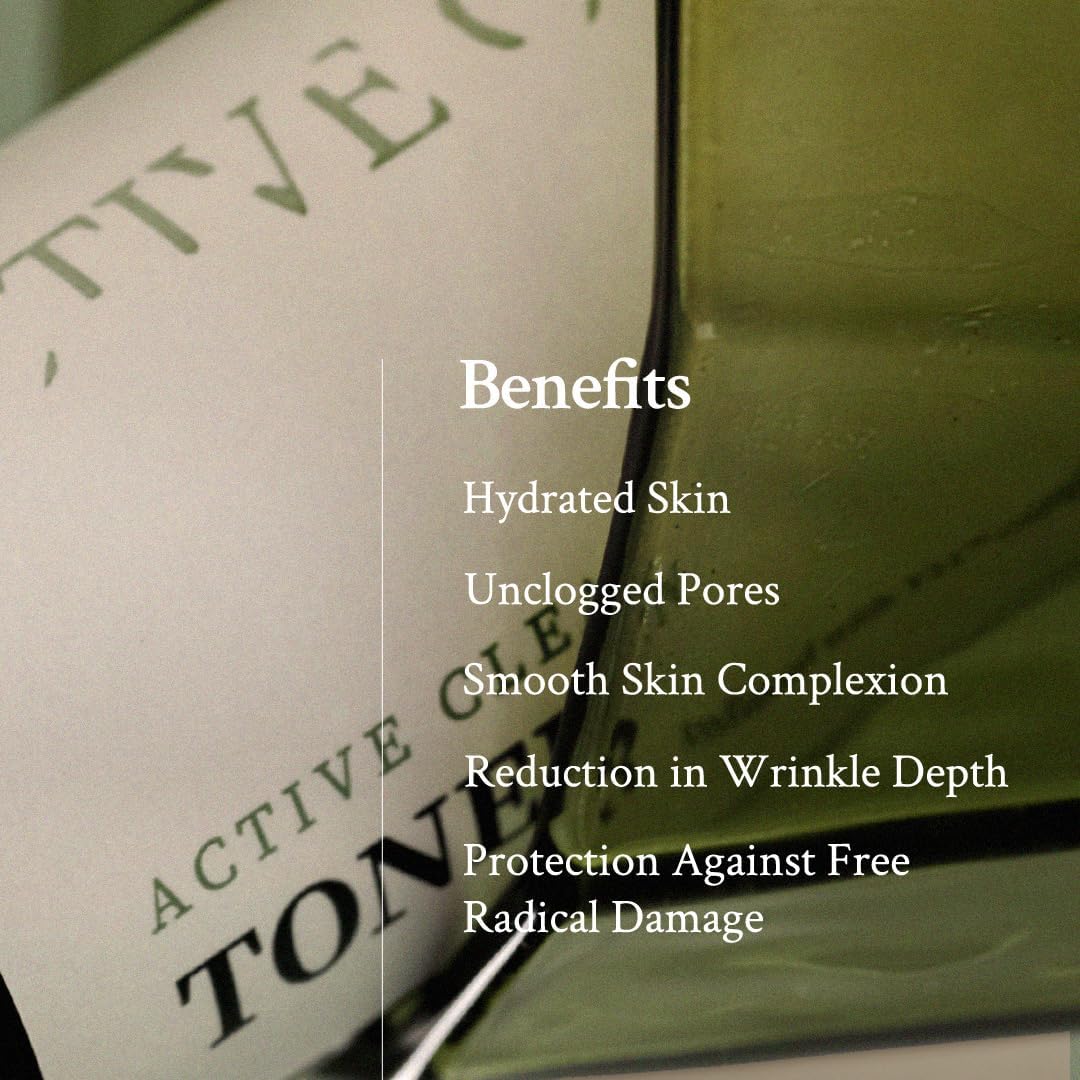 [Village 11 Factory] Active Clean Toner (120 Ml) Korean Skincare - Lightweight Hydrating Lotion - AHA + BHA - for Acne-Prone and Oily Skin - Gentle Ph - Hydrating and Exfoliating Care - Vegan Formula