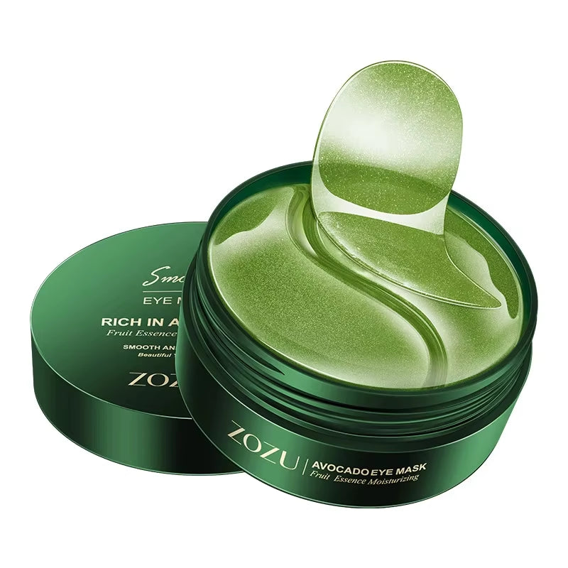 60Pcs Hydrating Moisturizing Eye Mask Cucumber Blueberry Fruit Extract Eye Patches Smoothing Repairing Collagen Korean Cosmetics