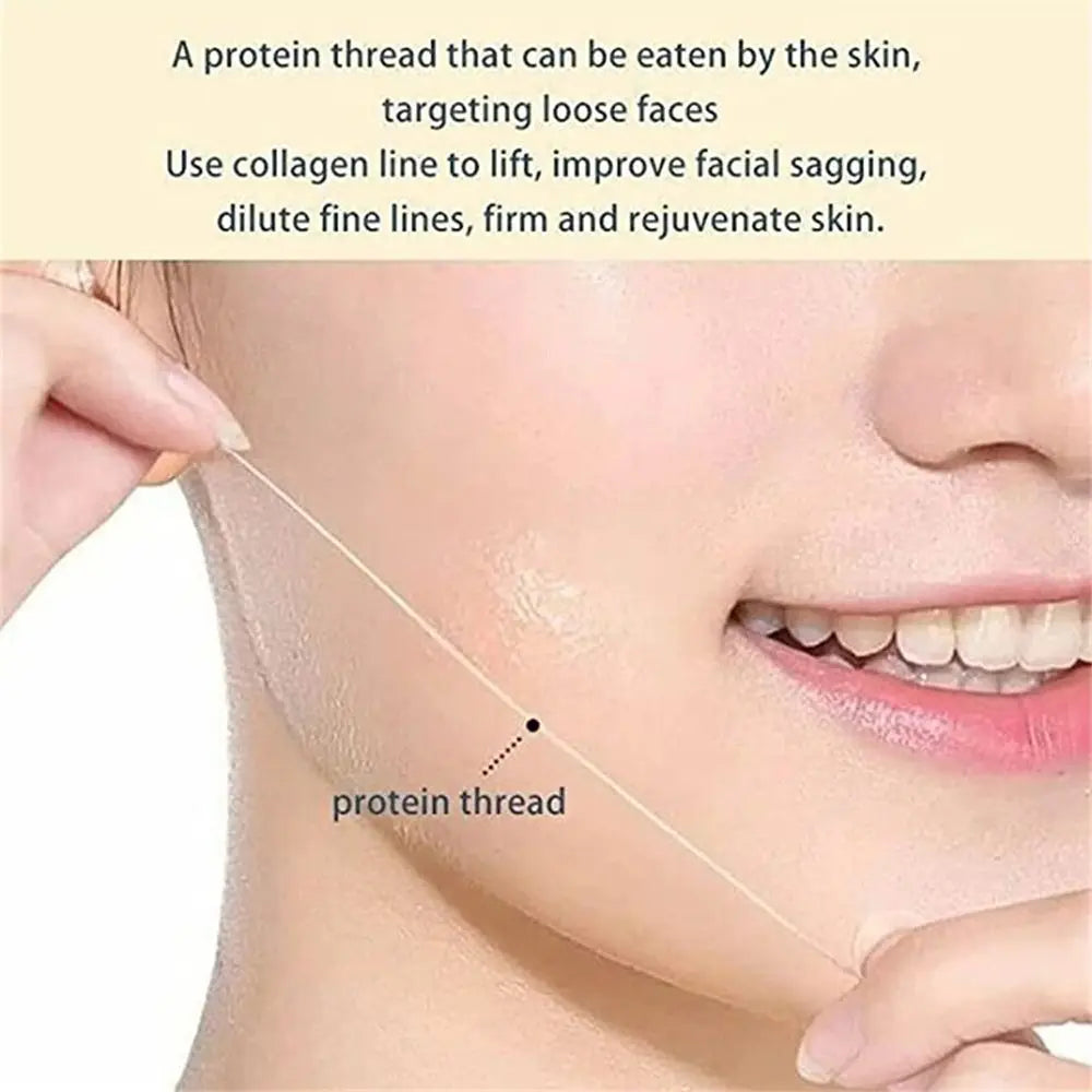 Lifting Instant Face Protein Thread Soluble Protein Thread Lifting Absorbable Collagen Thread Reduce Fine Lines Facial Care Tool