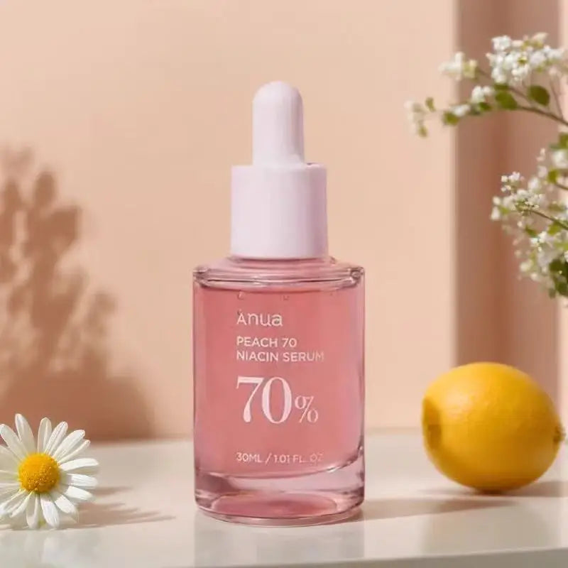 Anua Peach 70 Niacinamide Serum 30Ml, Moisturizing Facial Serum, Daily Cleansing Beauty, Korean Skincare