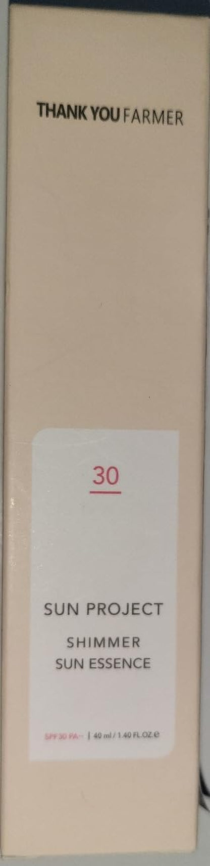 Sun Project Shimmer Sun Essence SPF30 PA++ 40Ml
