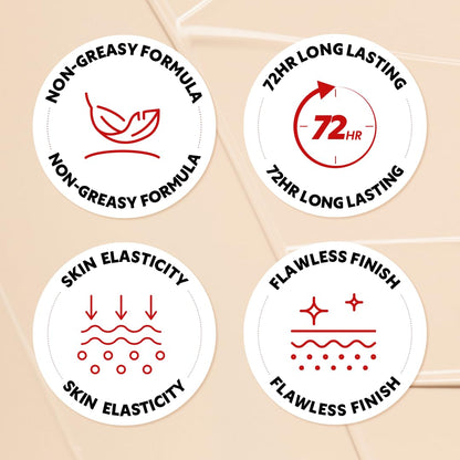 Mask Fit Red Cushion Foundation | Full Coverage, Weightless, Skin Fit, Satin Glow Finish, Korean Makeup, Beauty, Tattoo Cover Up, Buildable (#21W Natural Ivory, 0.63 Fl Oz)