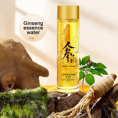 Ginseng Extract Liquid,Ginseng Extract Anti-Wrinkle Original Serum Oil,Korean Red Ginseng Polypeptide anti Aging Essence,Ginseng Moisturizer,Reduces Wrinkles,Improves Sagging (2Pcs)