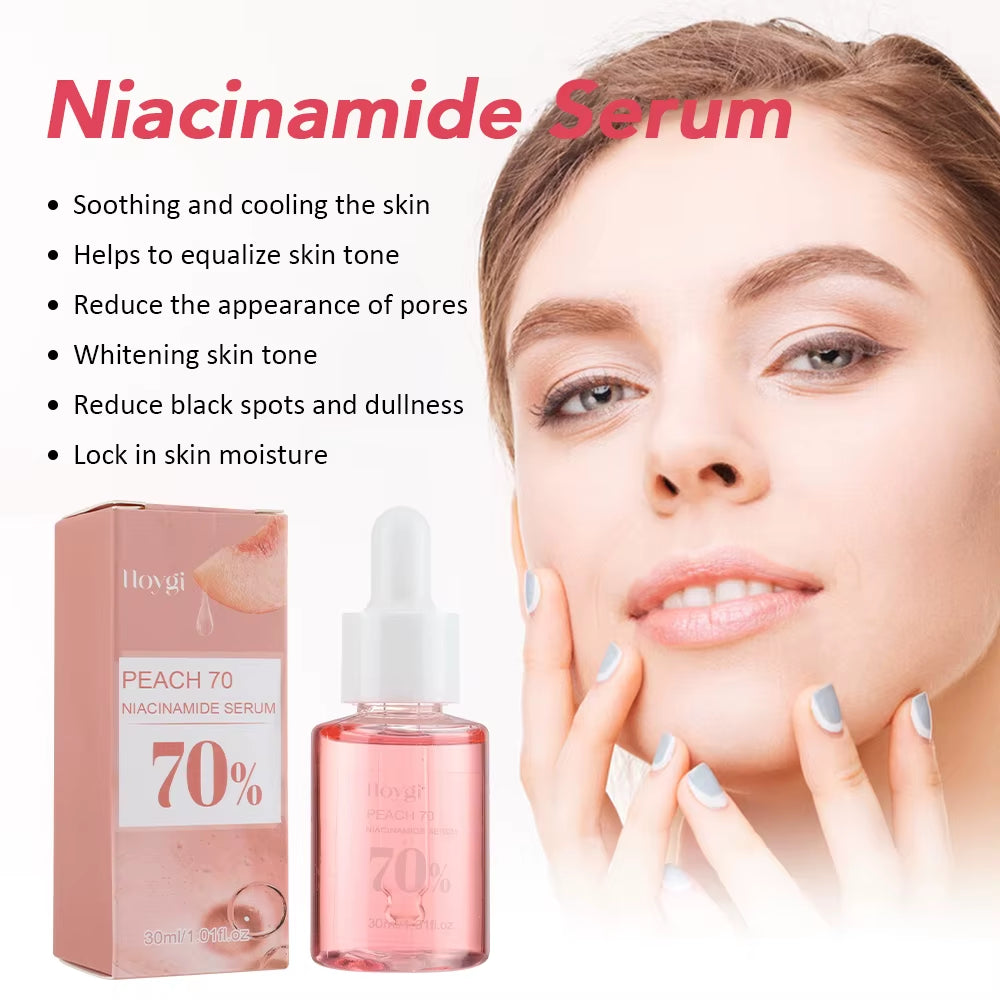 Niacinamide Serum Removal Melanin Fade Melasma Dark Spots Corrector Shrink Pores Brightening Moisturizing Face Serum Skin Care