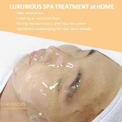 Jelly Mask Powder Soft Hydro Anti-Aging Brighten Moisture Peel off Facial Revitalizing Crystal Turmeric DIY Rose Mask Skin Care