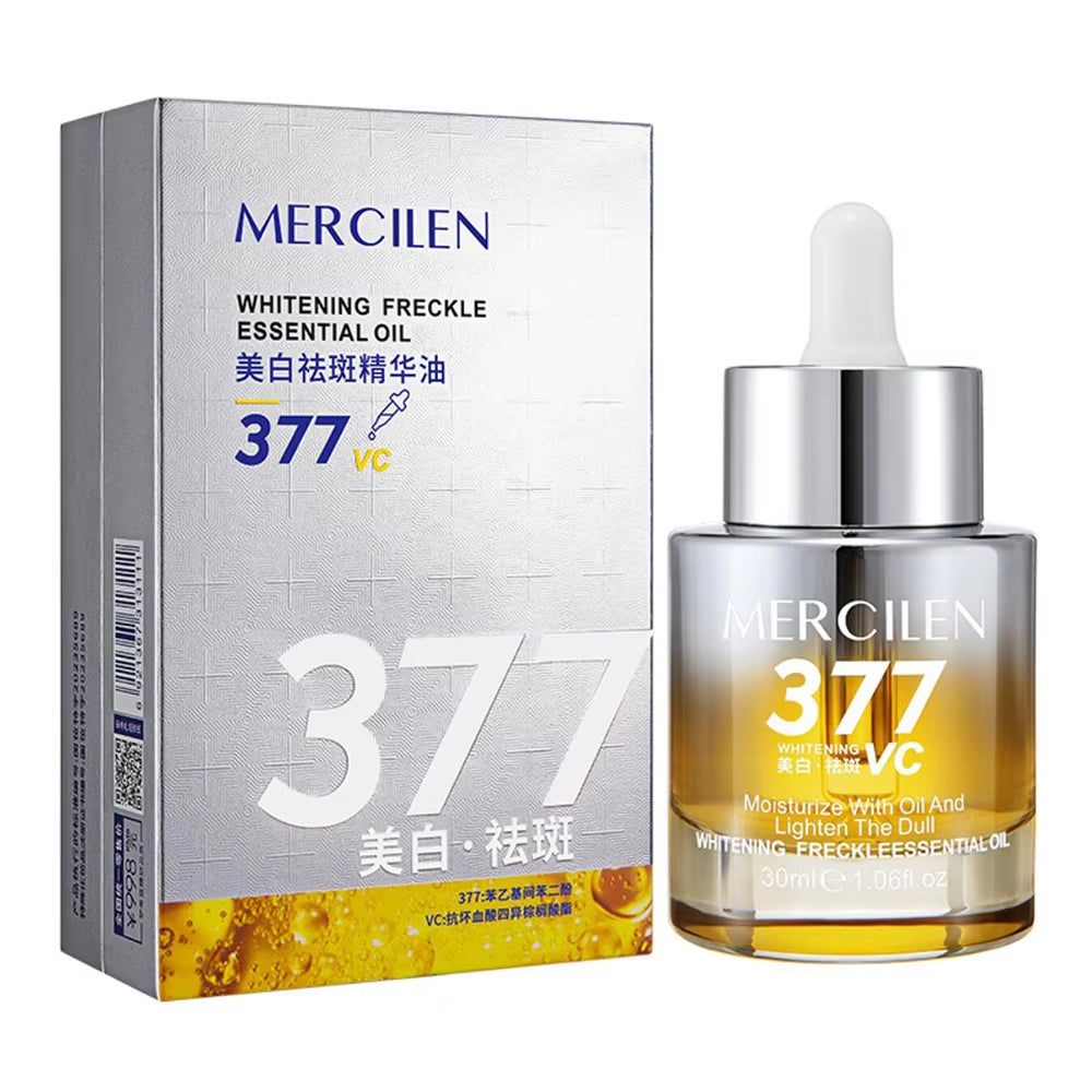 Revitalize Your Skin with 377 Whitening Essence Oil - Hydrating, Brightening, and Tightening Facial Serum for Radiant Glow!