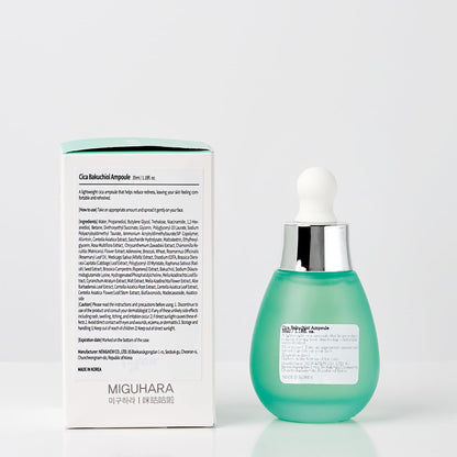 Cica Bakuchiol Blemish Ampoule - Korean Skincare Solution for Clearer Skin (35ml/1.18 Fl.Oz.)