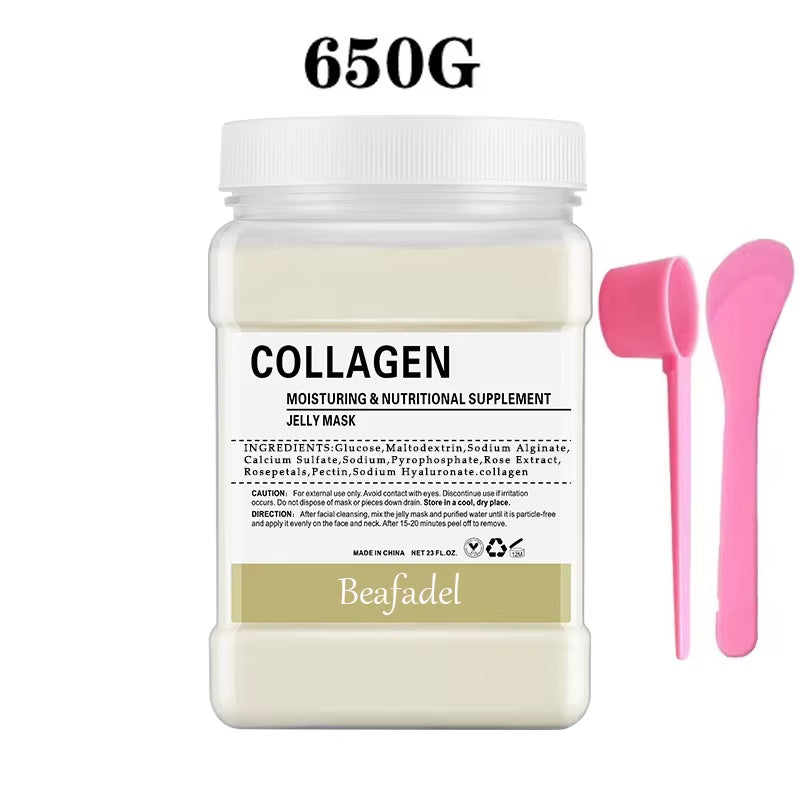 Jelly Mask Powder Soft Hydro Anti-Aging Brighten Moisture Peel off Facial Revitalizing Crystal Turmeric DIY Rose Mask Skin Care