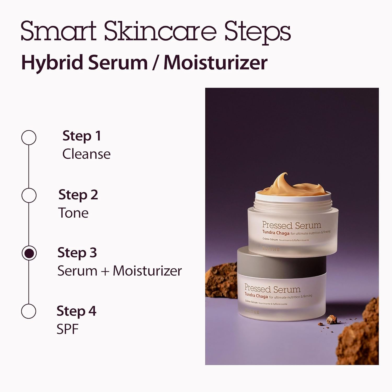 Revitalize Your Skin with Pressed Serum Tundra Chaga - Anti-Aging Cream for Intense Hydration and Firmness (50 ml)