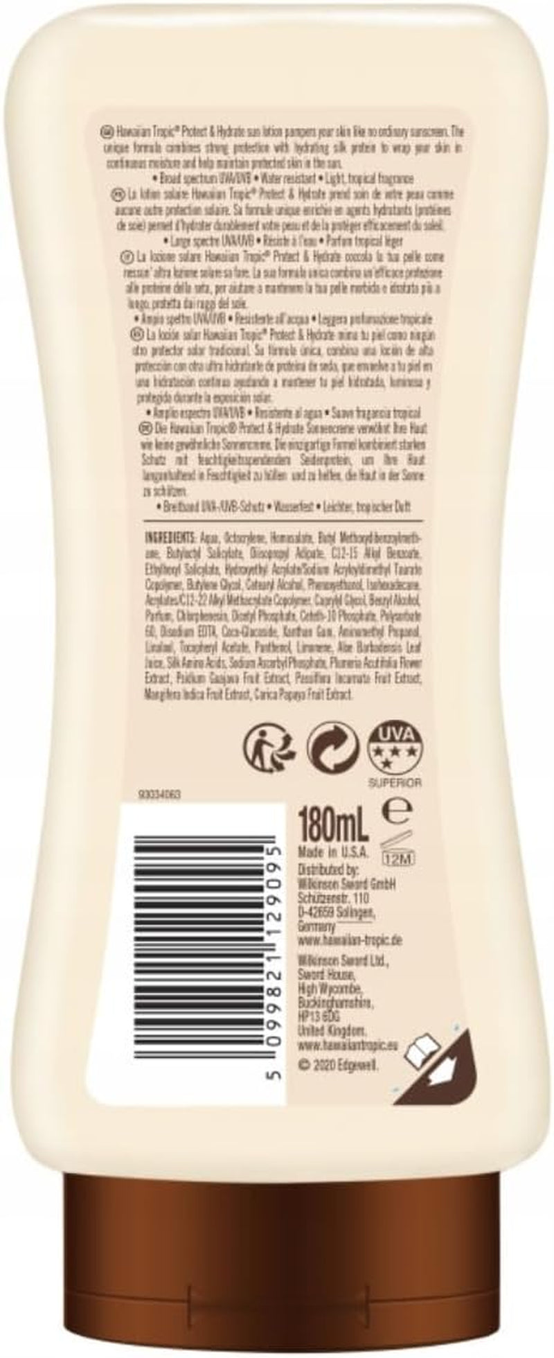 Protect & Hydrate Protective Sun Lotion SPF15 180Ml