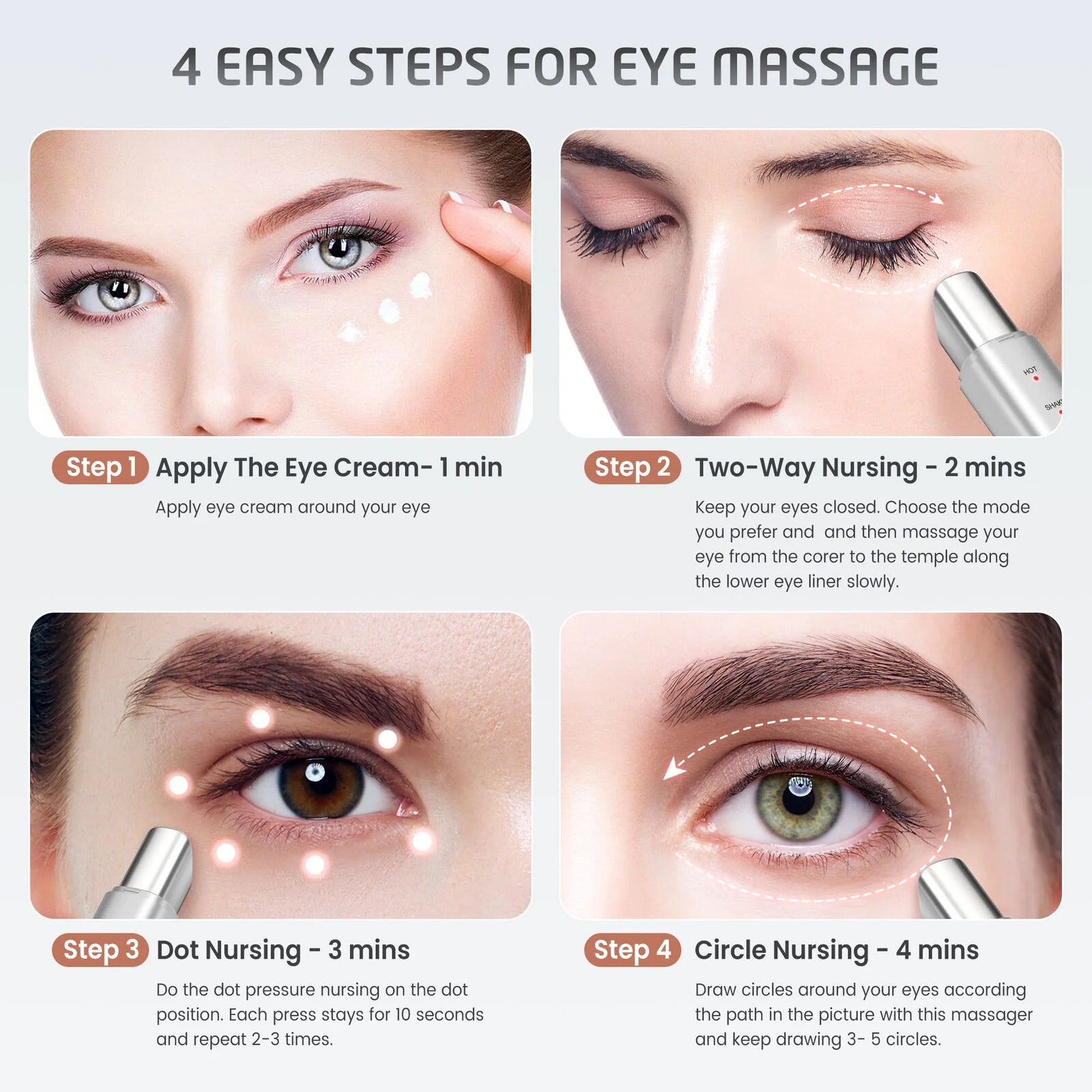 Home Skin Care Eye Beauty Device Massager Face Beauty Instrument Facial Lifting Massager Replacement of Medicube Booster