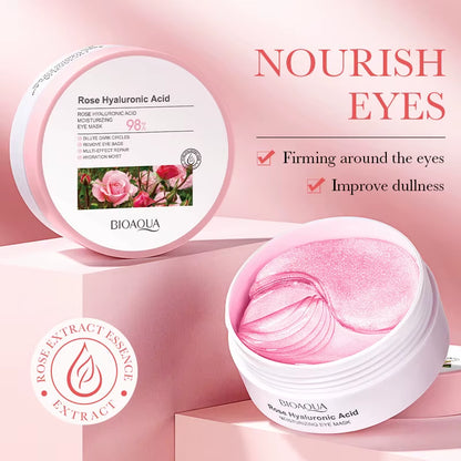 60Pcs Hydrating Moisturizing Eye Mask Cucumber Blueberry Fruit Extract Eye Patches Smoothing Repairing Collagen Korean Cosmetics