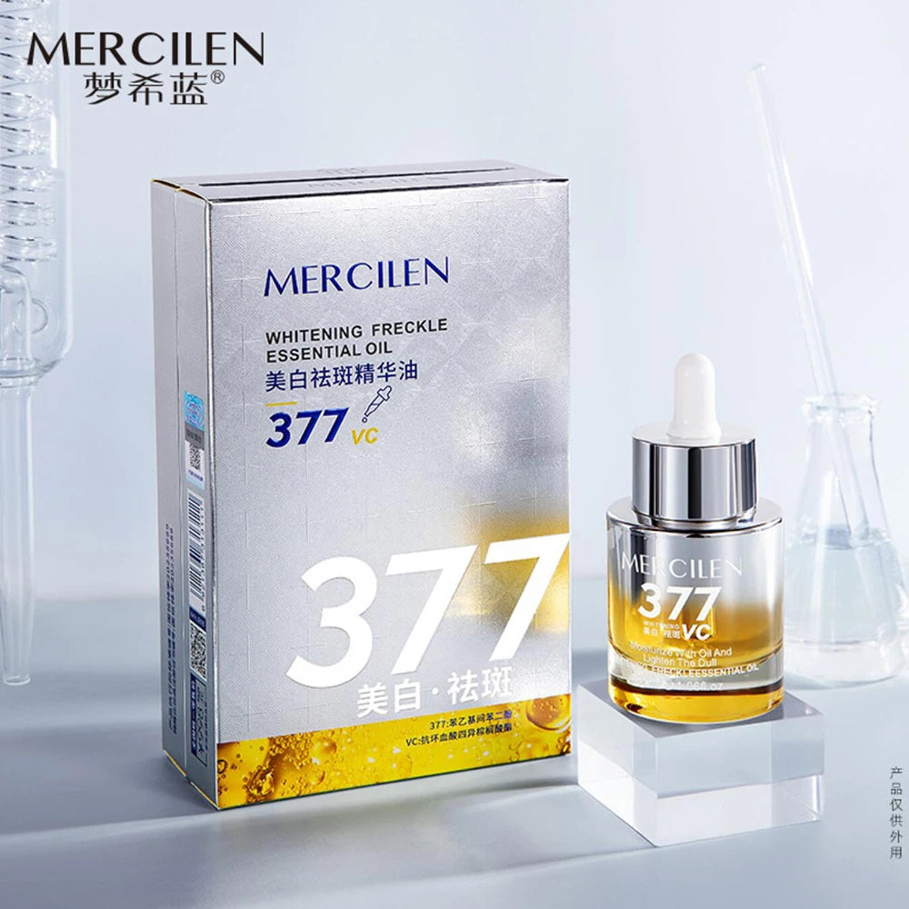 Revitalize Your Skin with 377 Whitening Essence Oil - Hydrating, Brightening, and Tightening Facial Serum for Radiant Glow!