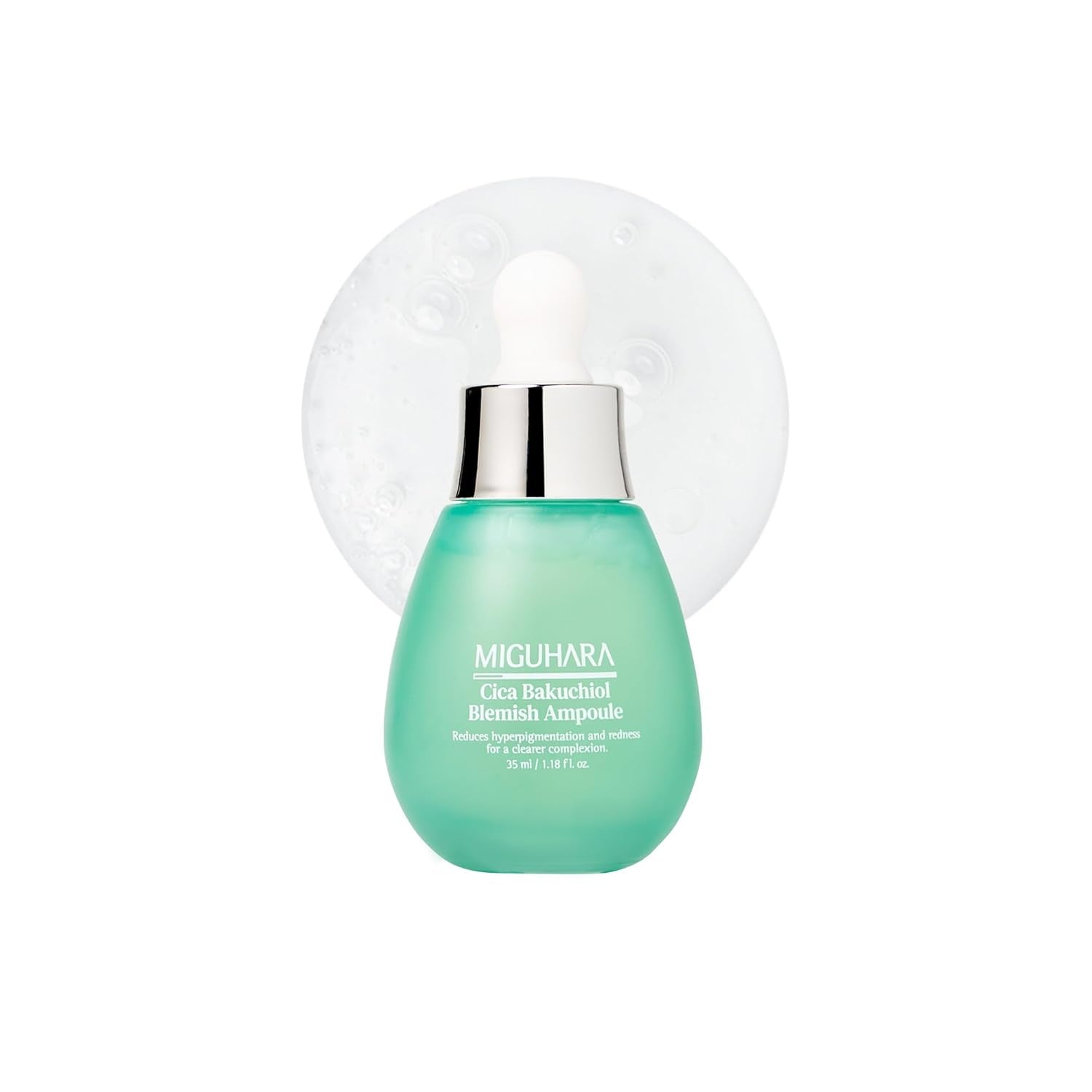 Cica Bakuchiol Blemish Ampoule - Korean Skincare Solution for Clearer Skin (35ml/1.18 Fl.Oz.)