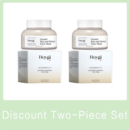 Revitalize Your Skin with the Hoygi Rice Raw Pulp Moisturizing Mask - Fade Dark Spots & Hydrate for Sensitive Skin