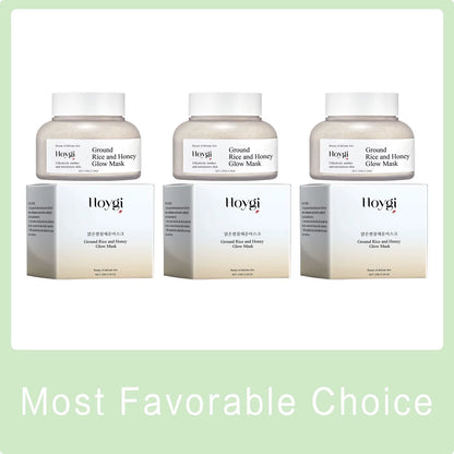 Revitalize Your Skin with the Hoygi Rice Raw Pulp Moisturizing Mask - Fade Dark Spots & Hydrate for Sensitive Skin
